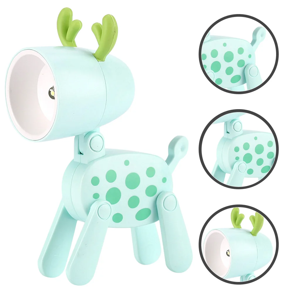 الغزلان ضوء الليل Led مصباح السرير الدافئ لديكور الغرفة الجمالية الكرتون الحيوان ضوء غرفة نوم ضوء الليل