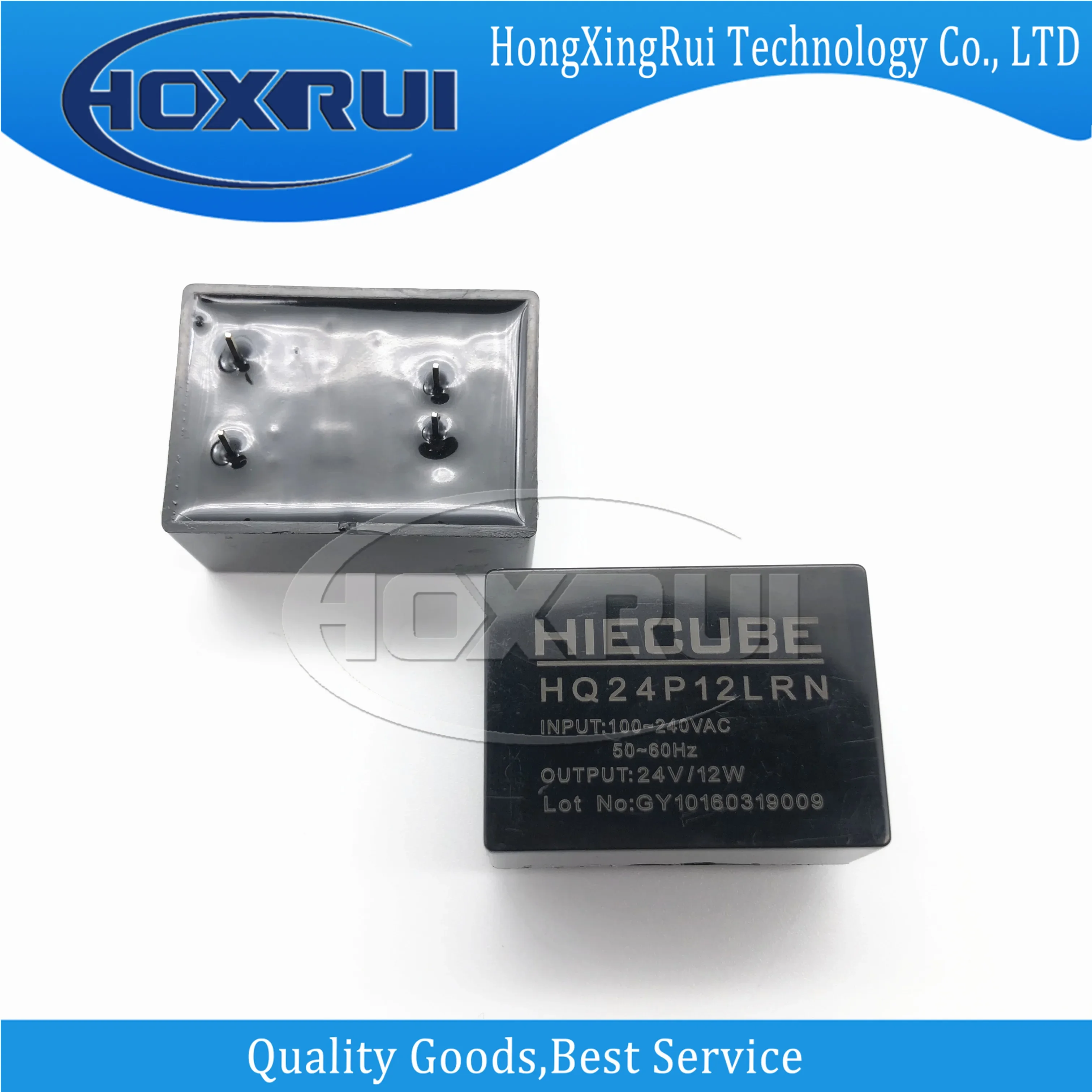 

(1 piece)，HQ24P12LRN,DIP-4,power module，85VAC~265VAC，100V~370V，500mA，24V，