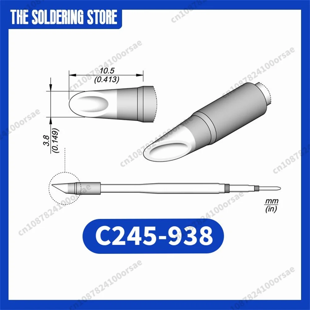 C245 938 Cartridge for JBC SUGON AIFEN A9/A9pro T245 Soldering Handle, жало C245 Tip Replacement Accessory Tool