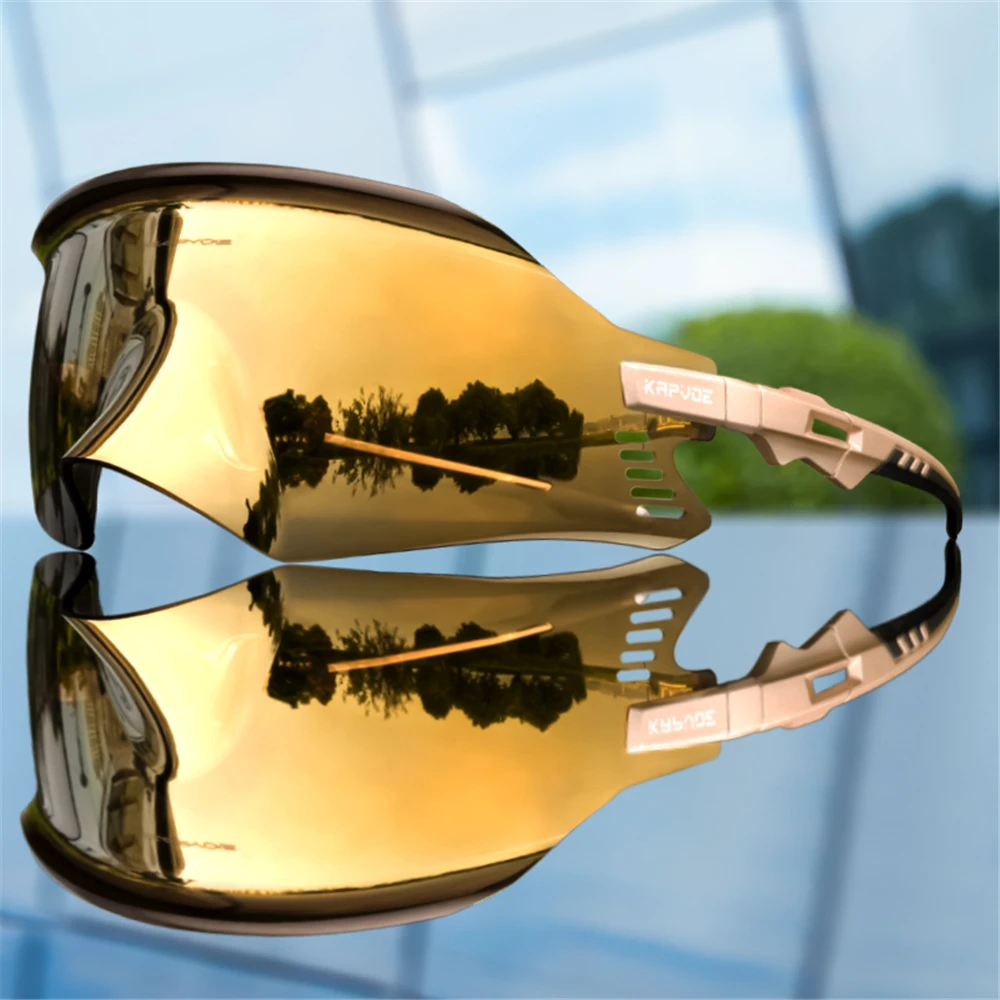 Kapvoe 2026 Neue Radfahrbrille Sonnenbrille MTB Fahrradbrille Reitbrille Schneebrille Ski-Sportbrille für Herren Damen Skibrille