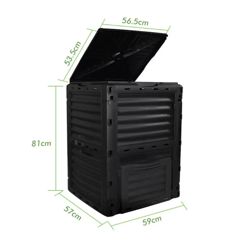 Gardening Garden Compost Bucket Tipping Outdoor Garden Fermentation Box Organic Fertilizer Garbage Fallen Leaf Compost Bin
