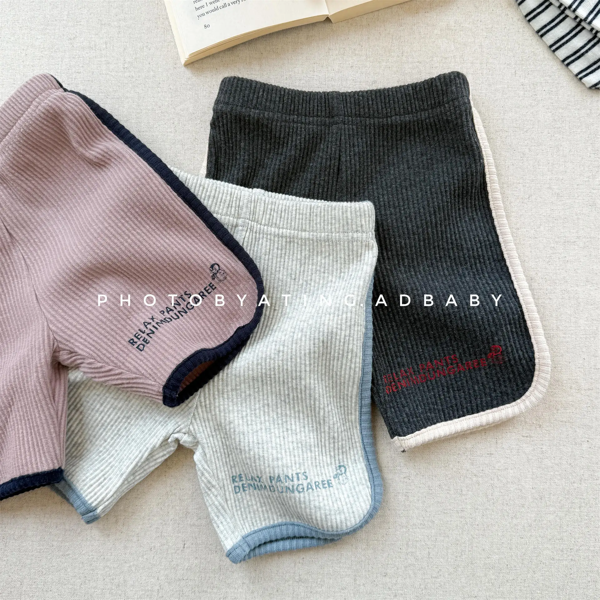 2026 Summer New Girls Casual Shorts Kids Boys Letter Print Shorts Girls Summer Leggings Cotton Children Clothes