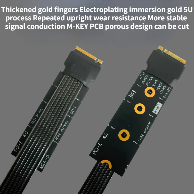 64Gbps 高速 PCIe 4.0 X4 90 角度 PCI-E 16X から M2 M.2 M キーキー M