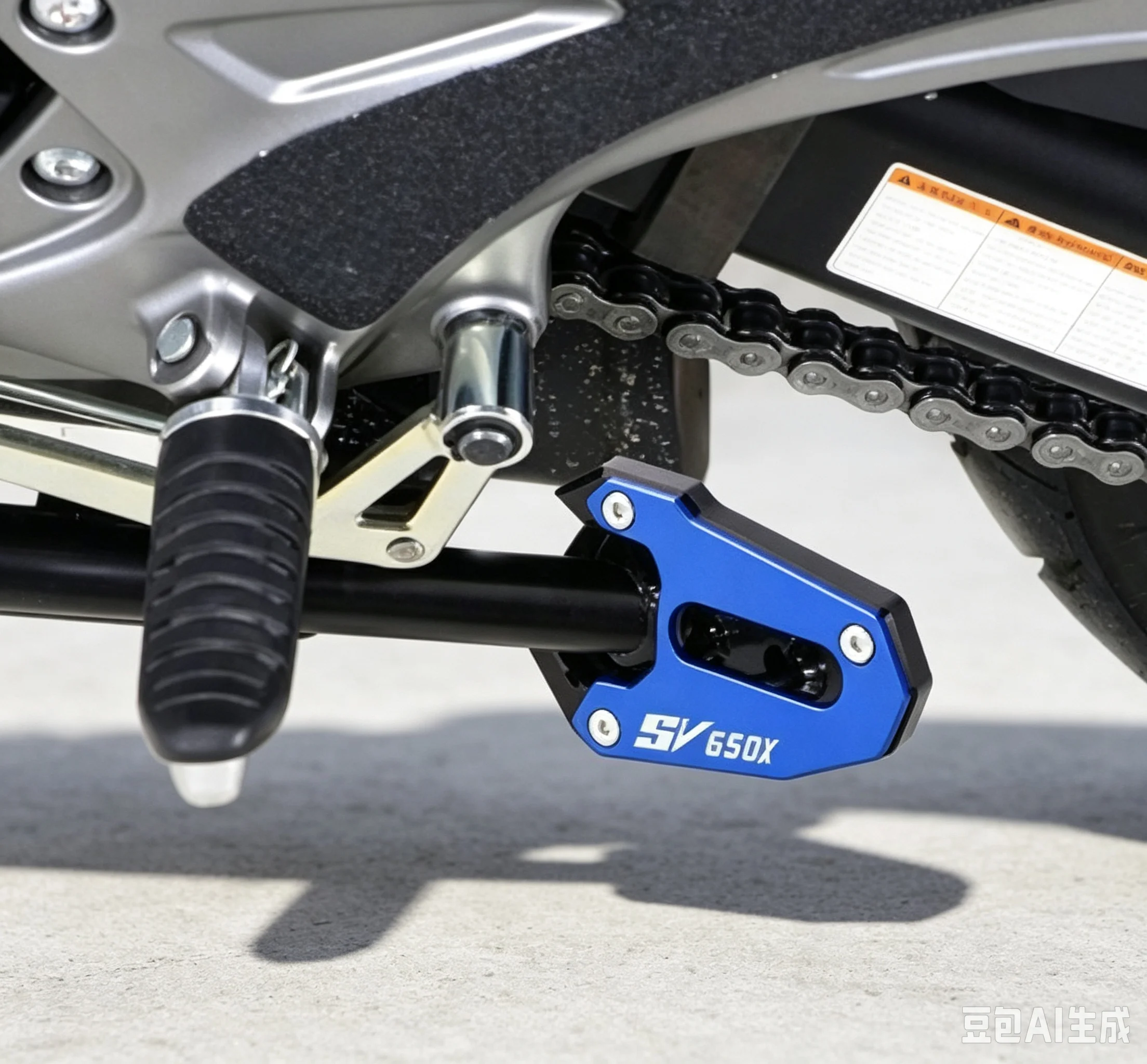 2025 For SUZUKI SV650X 2018-2023 SV650 ABS SV sv650 2015-2024 Side Stand Extension Kickstand Plate Enlarger Support Extension