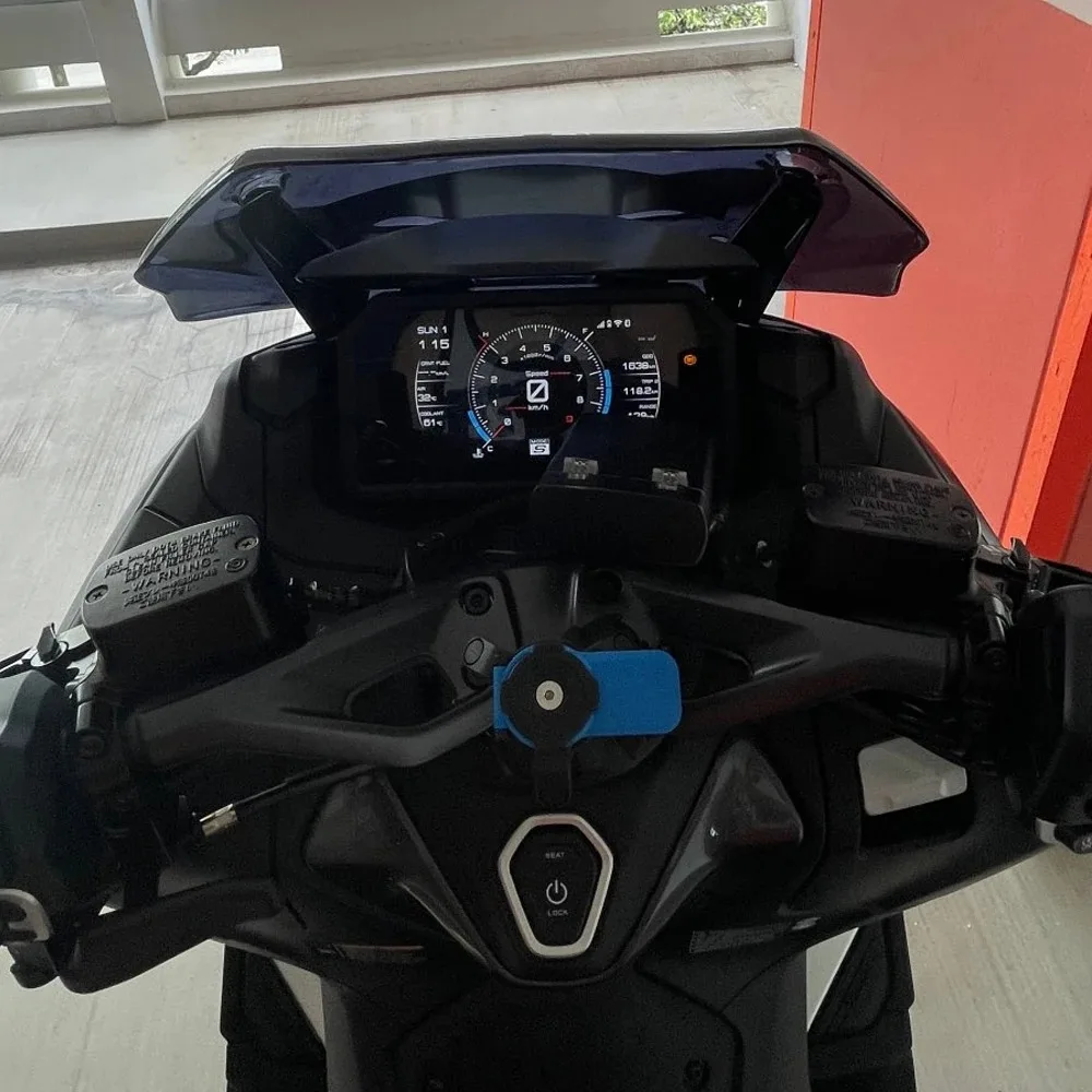 New Motorcycle Accessories Front Fairing Windscreen Windshield Fly Wind Deflector Screen For Yamaha T-MAX 560 2022-2024 TMAX 560