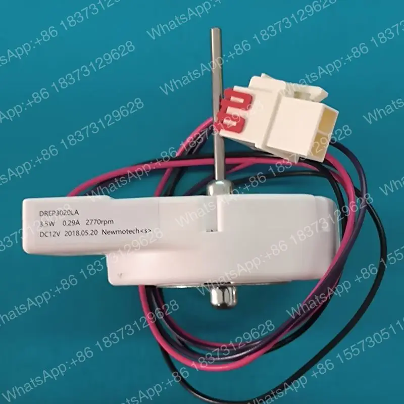 2 Motores de Ventilador DREP3020LA 3.5W 0.29A 2770rpm DC12V para Refrigerador, Motor Rotatorio de Refrigeración
