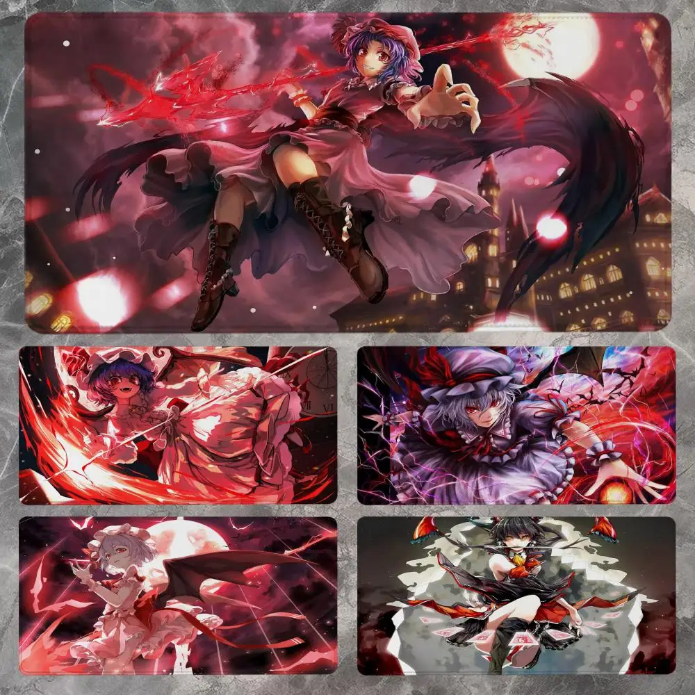 

Touhou Project Mouse Pad 90x40CM Non-slip Gaming Mousepad Gamer E-Sports Mouse Mat Game Mechanical Keyboard XXL Desk Mat