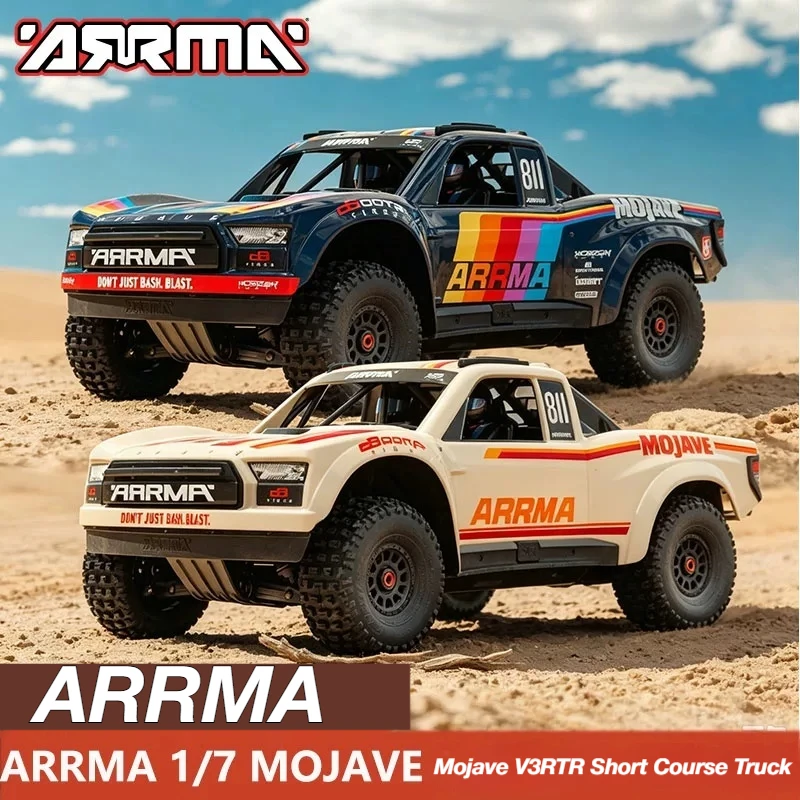 Arrma Mojave V3 1/7 6s 4wd Rtr Remote Control Electric Desert Short Course Off Road Truck 2.4g Three-Way Remote Controller