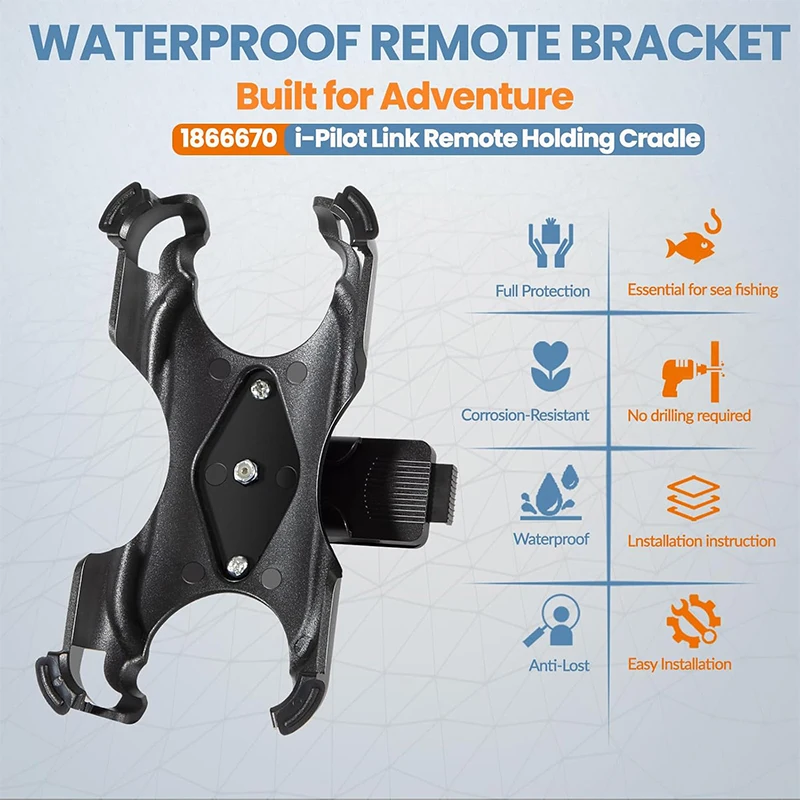 Replacement for 1866670 i-Pilot Link Remote Holding Cradle Compatible with Minn Kota 1866650 i-Pilot Remote-Bluetooth