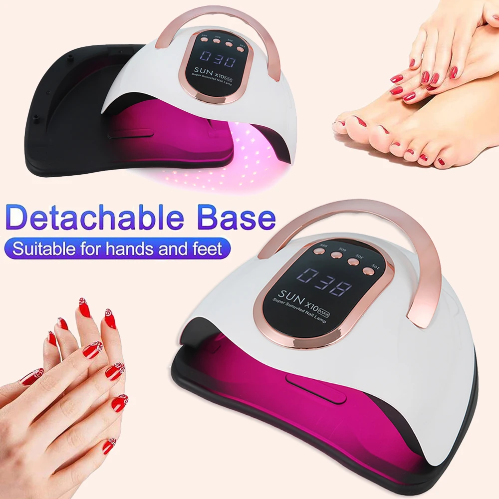 Lampada per unghie aggiornata da 90 LED Sensore a infrarossi Luce per unghie per manicure per polimerizzazione rapida Gel Smalto per unghie Macchina per asciugare le unghie Strumenti per saloni