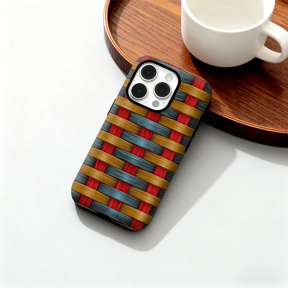 حافظة لهاتف آيفون 17 16 15 14 13 12 11 X XS XR XSMAX 7 8 Air Pro Max Plus غطاء خلفي فاخر بطبقة مزدوجة #3