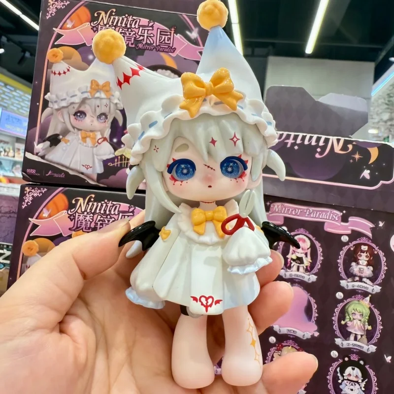 

Новая оригинальная серия Ninita Mirror Paradise, модная слепая коробка, игрушка, украшение для рабочего стола, милые модели, подарок на день рождения для девочек, игрушка-сюрприз