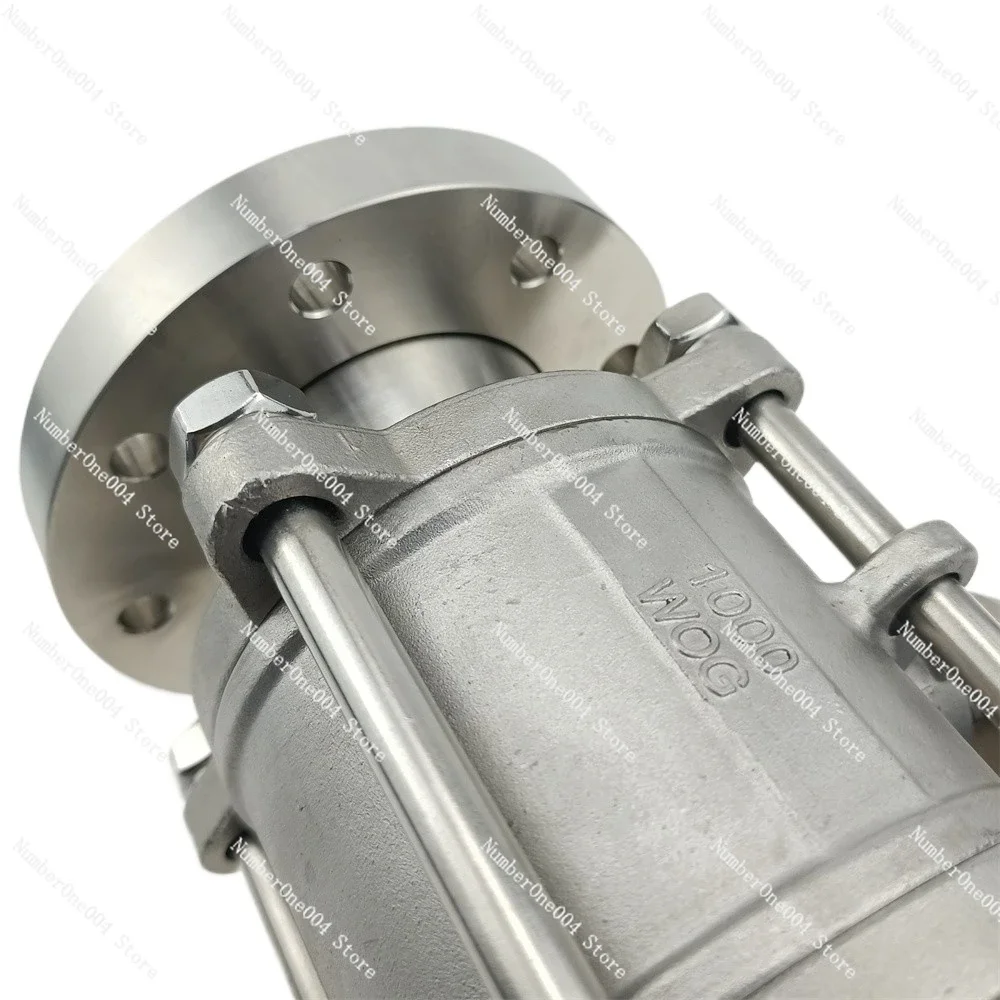 Applicable To ISO High Vacuum Ball Valve KF Manual Quick Loading 304 Stainless Steel Flange Ball Valve Valve Fittings