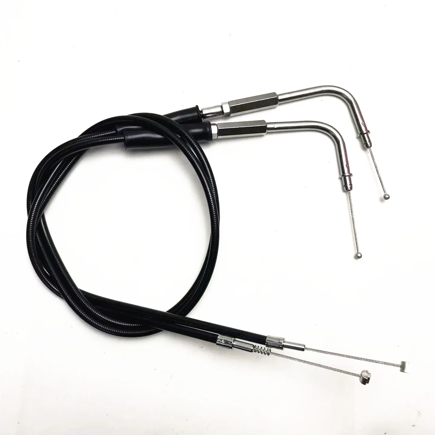 Applicable for  Harley XL883/1200/X48 Big Glide Fat Boy Dana Modified Extended Pull Cable Throttle Cable Clutch Cable