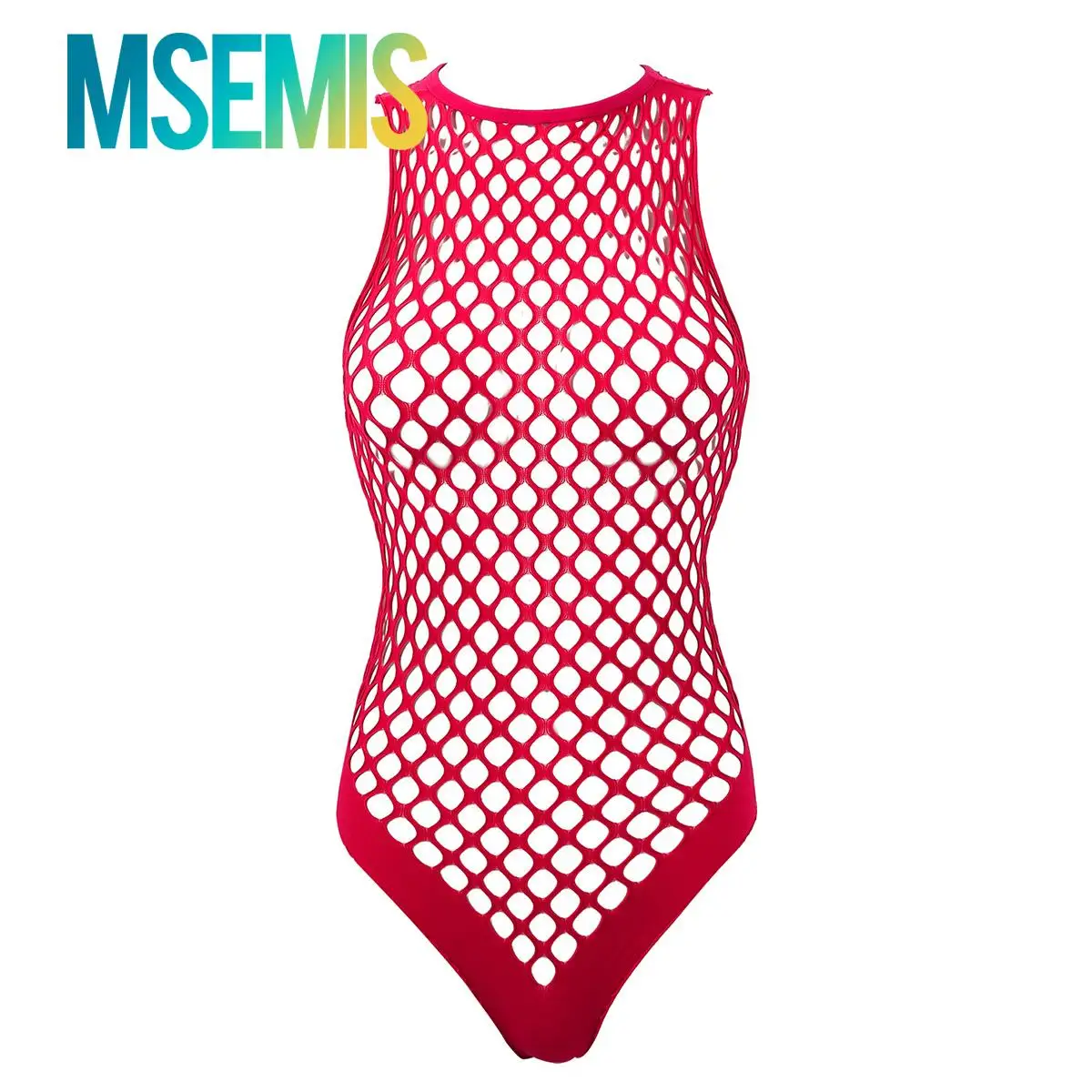 

Женские прозрачные ажурные сетчатые боди, нижнее белье, боди, нижнее белье, бюстгальтер на шее, без рукавов, эластичное ночное белье