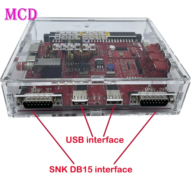 SperGun/CBOX Ver3.0 Supports PS3/PS4/XBOX360/XBOX ONE Controller and Joystick for Arcade Board/SNK/IGS Deck USB Interface