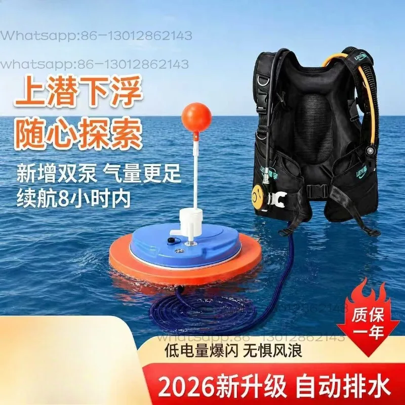 Diving Respirator Scuba Diving Fish Catching Deep Floating Oxygen Artificial Fish Gill Full Set of Equipment