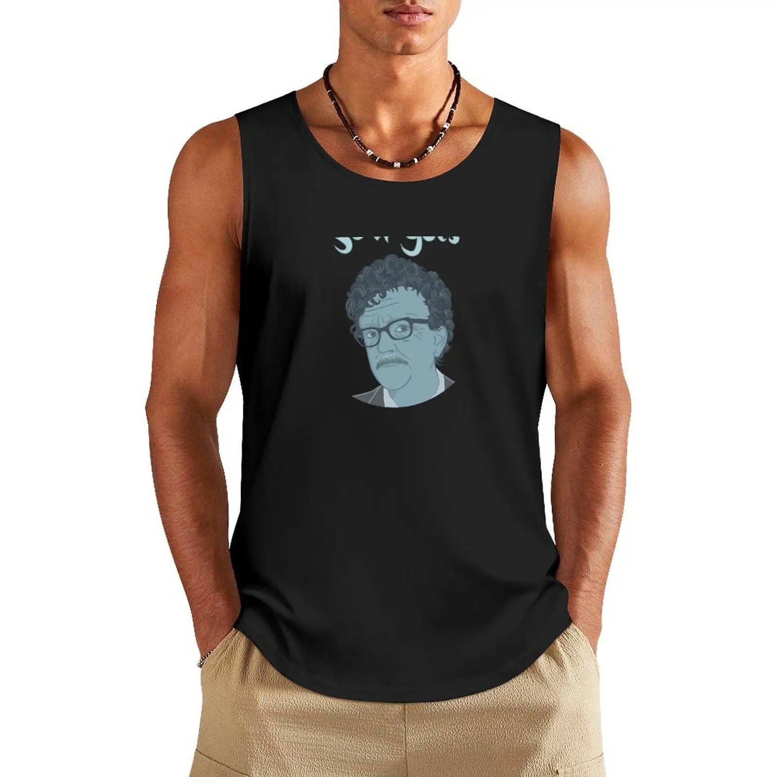 

Kurt Vonnegut So It Goes Tank Top Sportswear for men Men's clothes Gym man t shirt gym