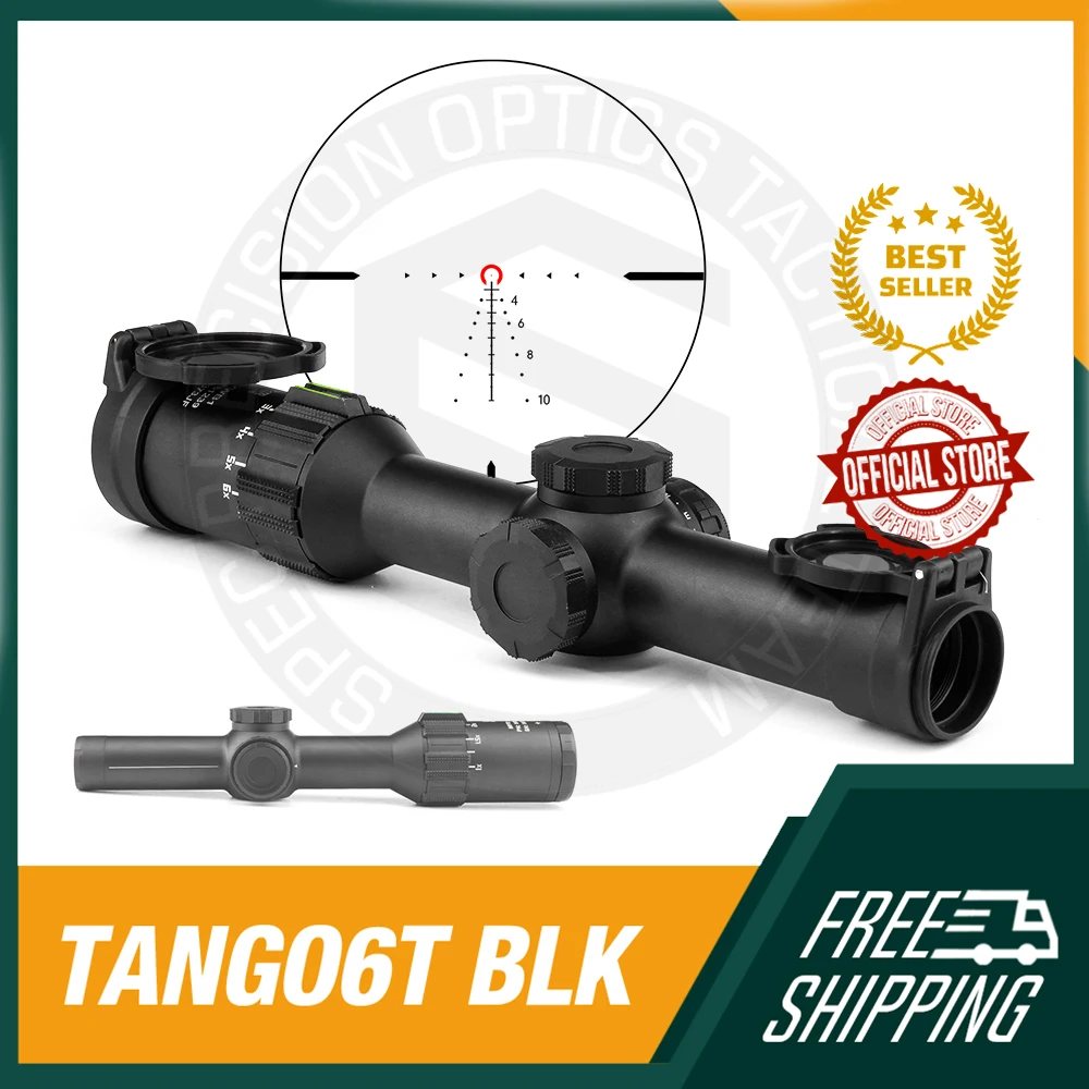 

TANGO6T HD 1-6x24 30mm FFP First Focal Plane Riflescope Tactical LPVO Optical Sight Spotting Scope For Rifle Hunting Airsoft