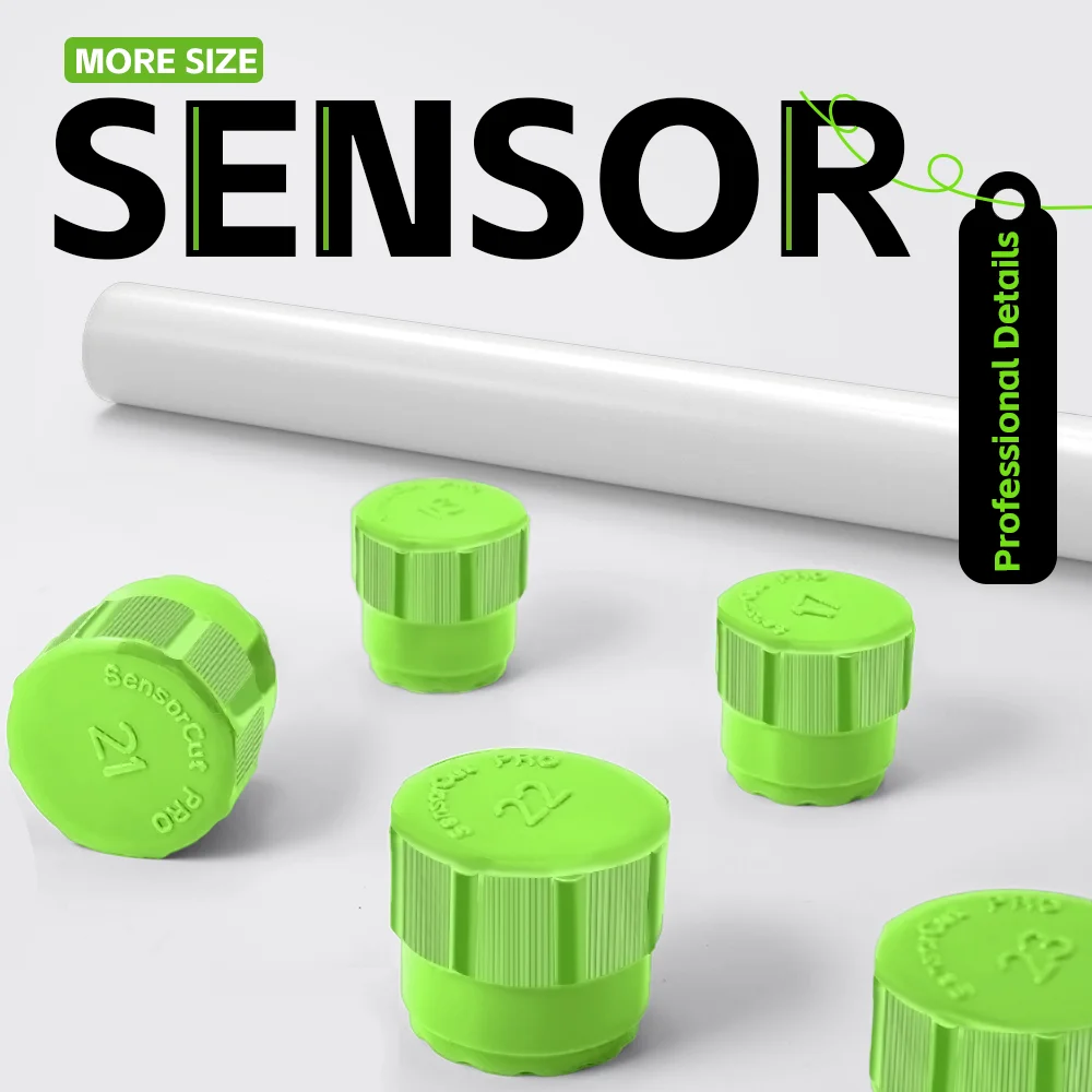 مجموعة استنسل الفينيل للكشف عن رادار السيارة من KUNAISI Pro - أدوات قالب قطع دقيقة بمقبض دائري 16-25 مم لتغليف أفلام السيارة