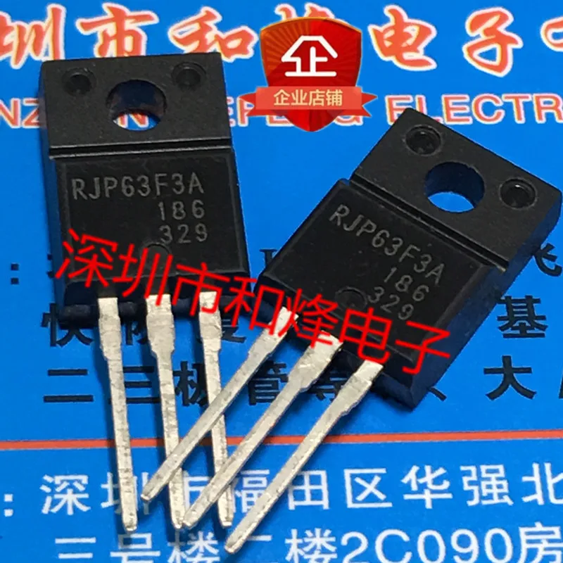 Free shipping   RJP63F3A  TO-220F      10PCS