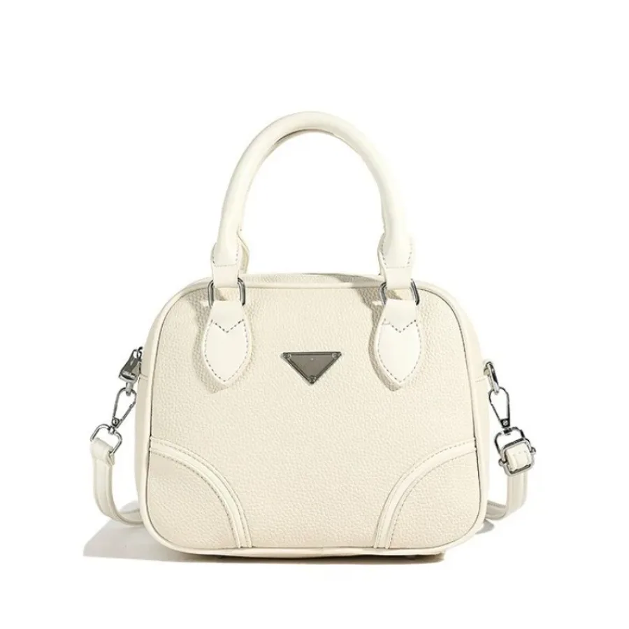 

New fashion texture pillow bag handbags simple versatile daily commuting single shoulder crossbody women's bags bowling bag