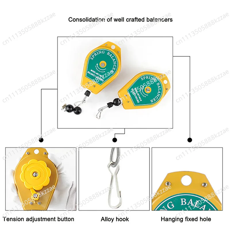 Spring Balancer 1.5-3.0KG Electric Screwdriver Retractable Precision Assembly Line Tool /Assembly-line Hanging Spring Balancer
