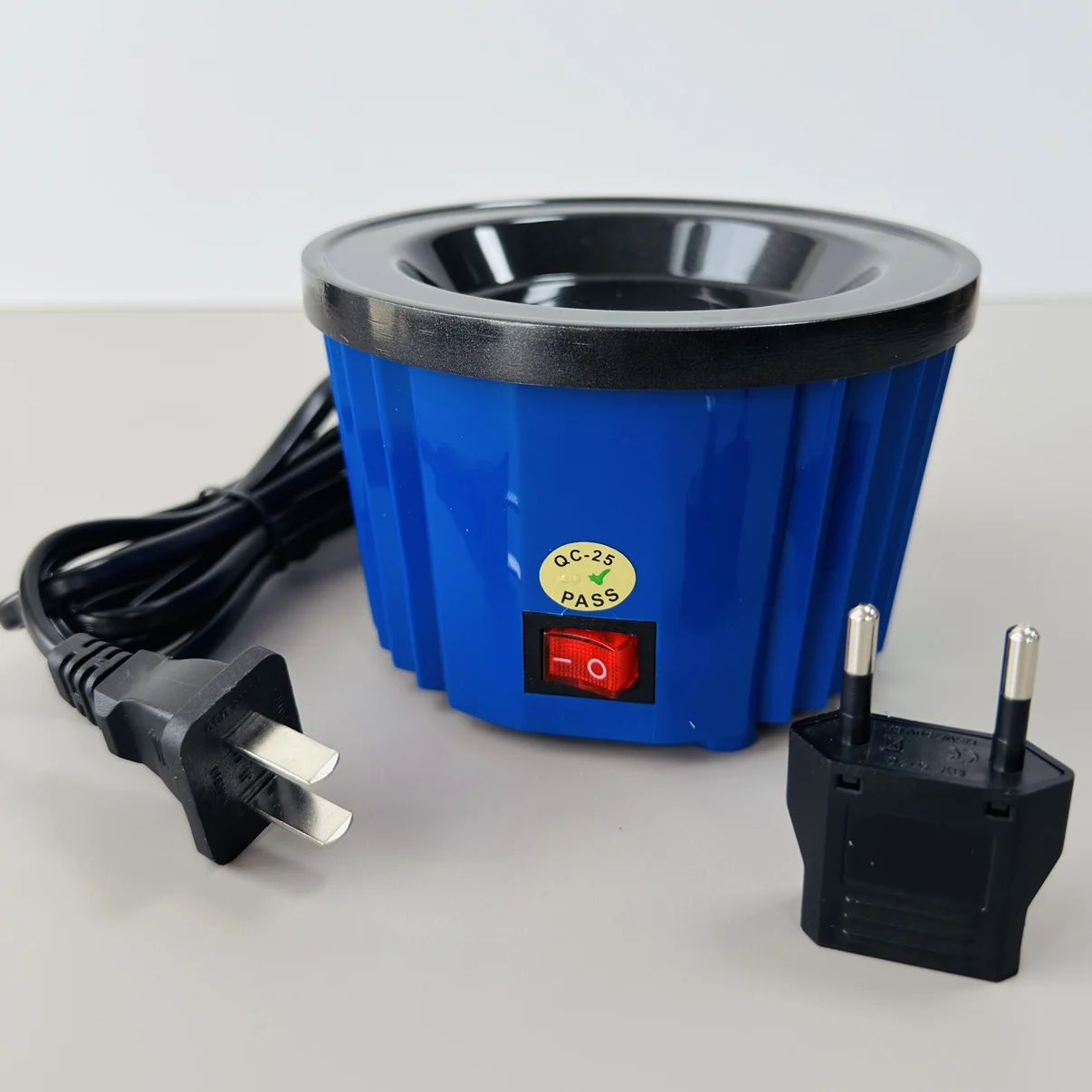 

Hot Melt Glue Pot Adjustable Temperature Professional Non Slip Base Sturdy Hot Glue Melting Pot for Crafts Hair Extension