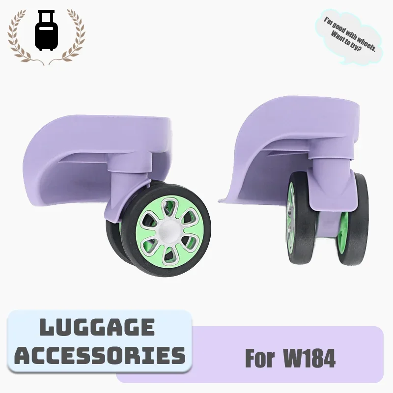 

For W-184 Vintage Metal Luggage Wheels - Classic Style Smooth Ball Bearings Heavy-Duty Design Essential Luggage Repair Parts
