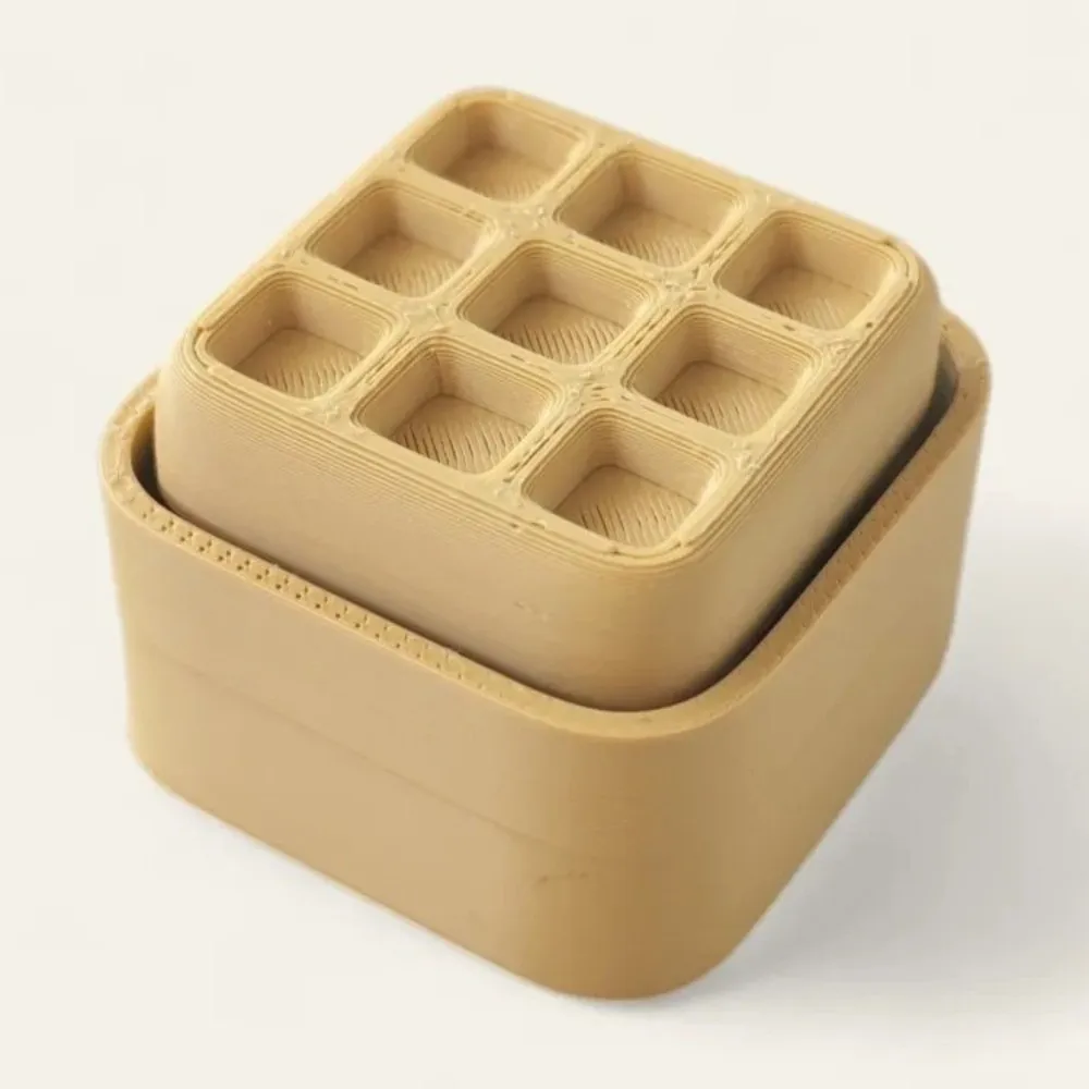 Food-Shaped Fidget Keychain Lightweight ABS Material Stress Relieving Keyring Waffle Multicolor Mini Key Pendant Bag Charn