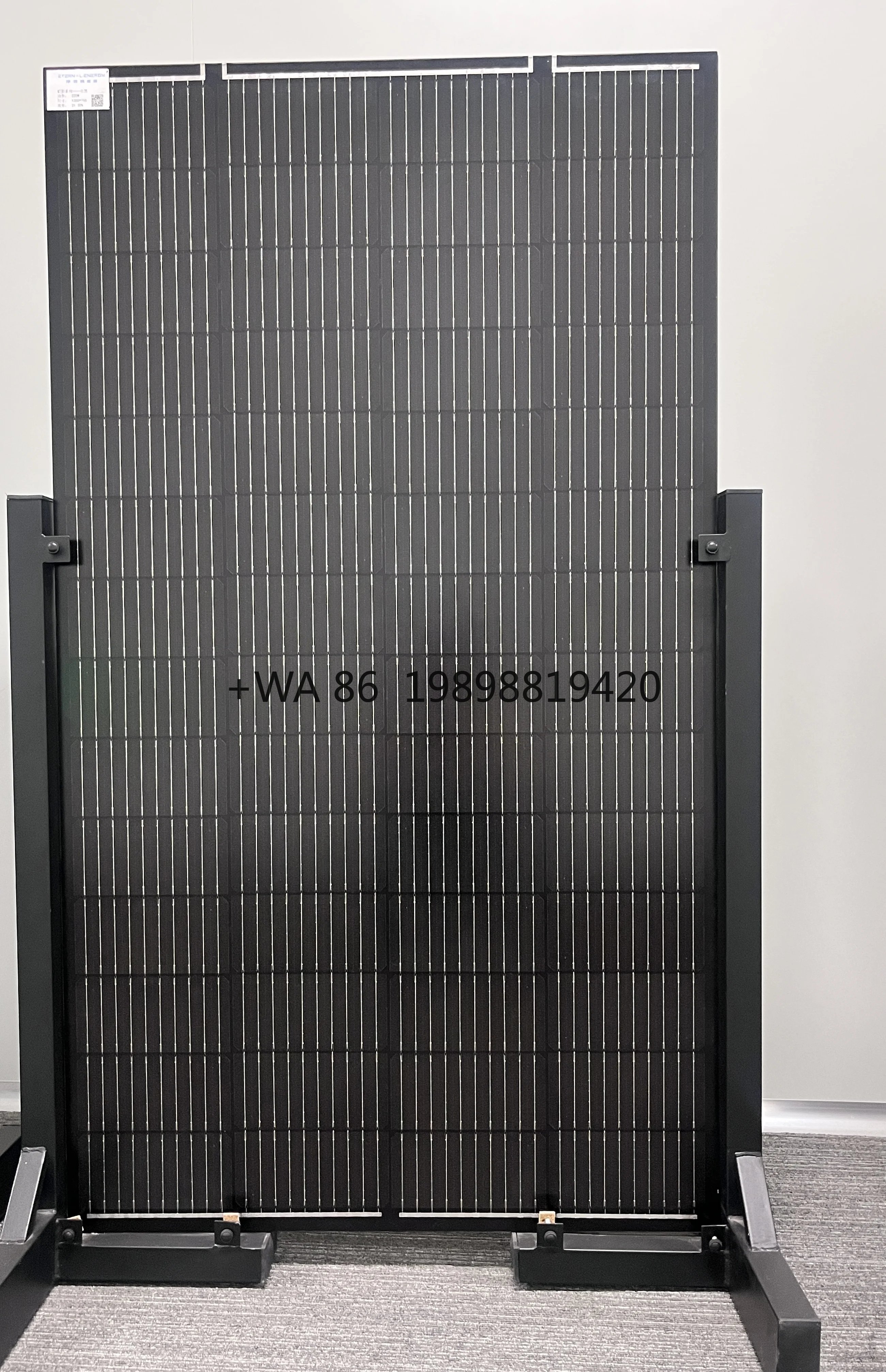 

High Efficiency BIPV Solar Panels Aesthetic Appeal Monocrystalline Silicon Glass Bifacial Photovoltaic Facades Fences