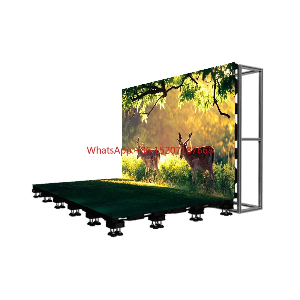 

Full Color Smd P3.91 P4 Interactive Dance Floor Advertising Panel Tile Led Display Screen P4.81 For Stage Rental