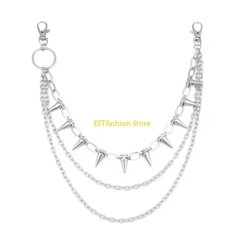 

Y5GC Альтернативная одежда, аксессуар-цепочка с шипами, надежная застежка, усилитель современного наряда