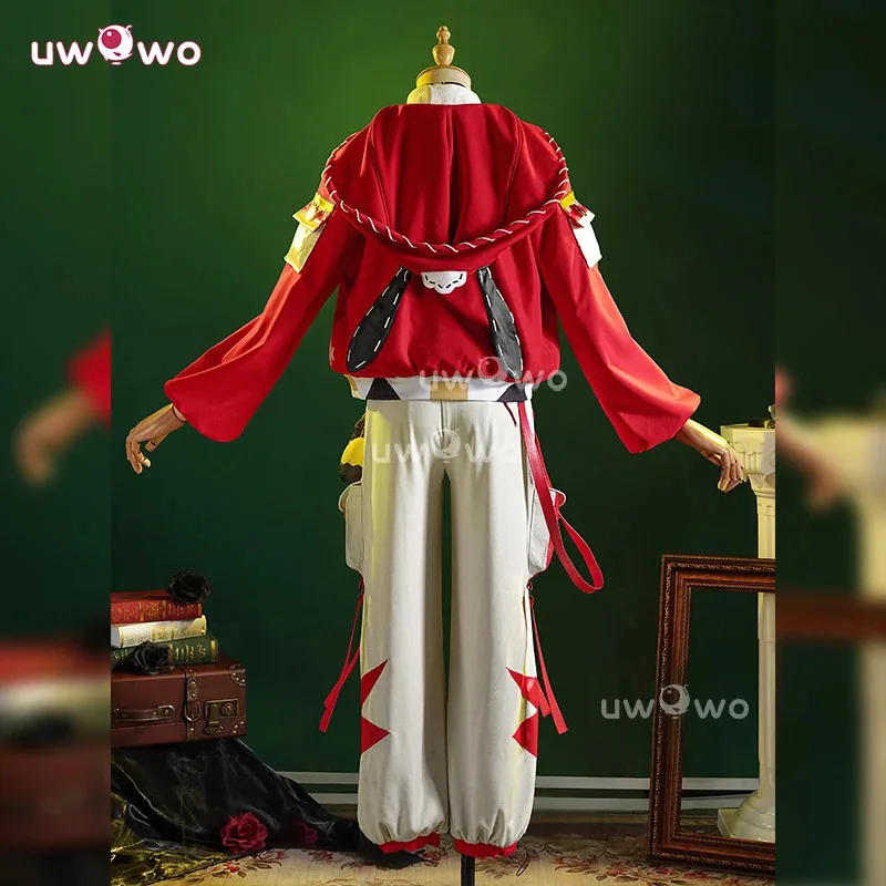 

zizi 2025 UWOWO series: Game Identity V Prisoner Luca Balsa S Collab Cosplay Red Jacket Halloween Costume