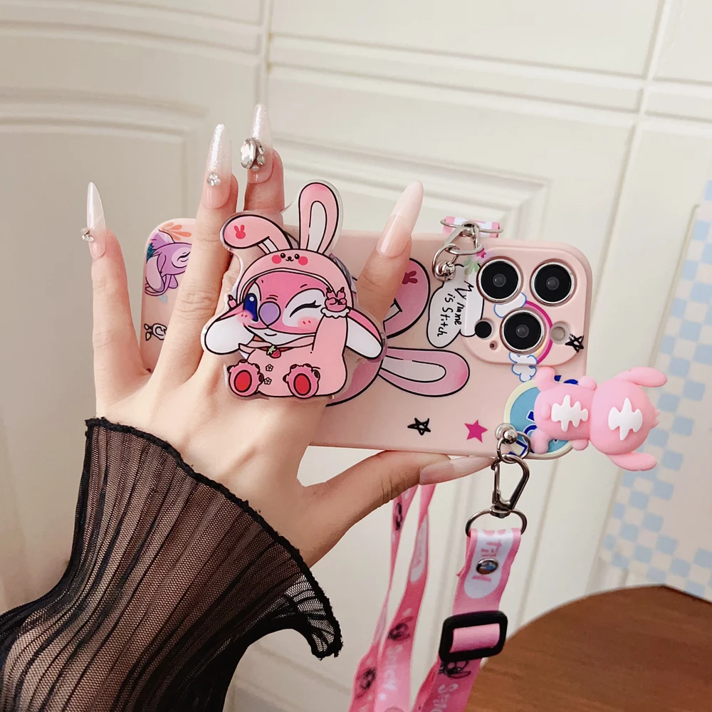 Etui Shy Stitch z uchwytem na sznurek do Samsung Galaxy A12 A11 A71 A51 A52 A22 A02s A32 A13 A53 A03s A04s A20s A33 A73 A23