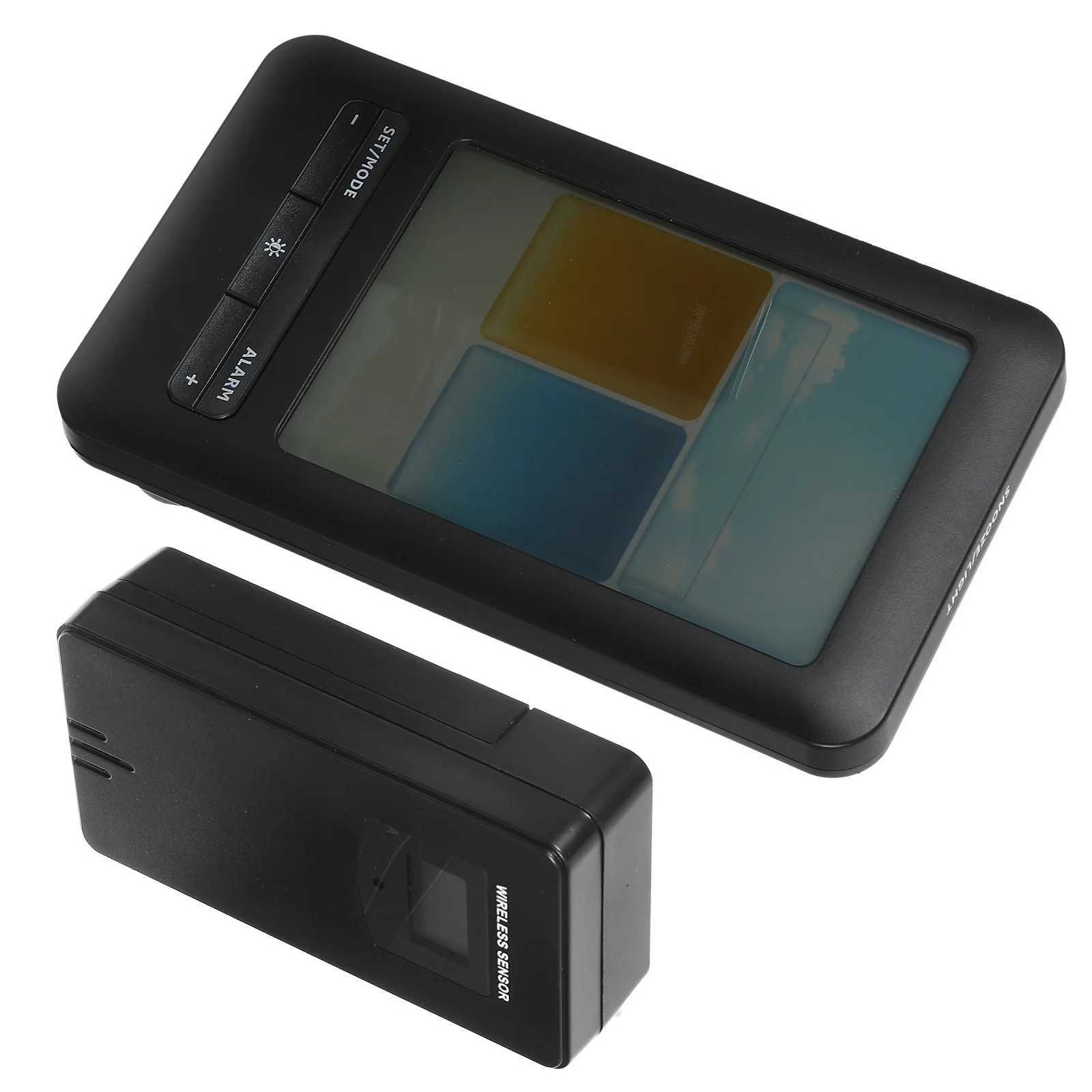 Беспроводная метеостанция, большой красочный дисплей, цифровой будильник, календарь температуры и влажности, внутренняя и наружная подсветка