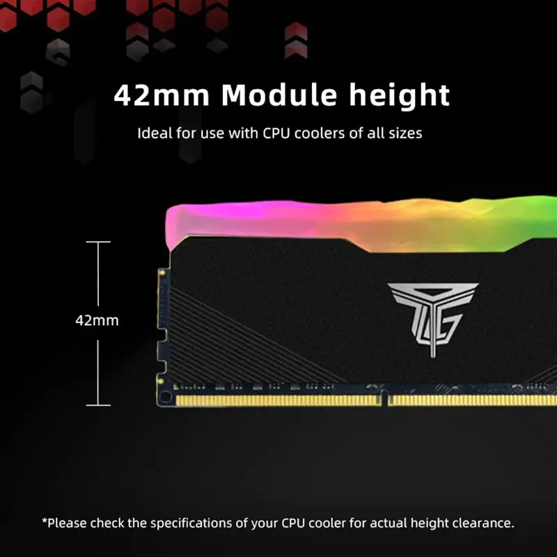 Casper 1/2 pz RGB Dissipatore di Calore DDR4 16 GB 2666 MHz Memoria Ram Gaming Computer Desktop 16 GB 3200 MHz PC Memoria Gioco Video Clip (Bianco)