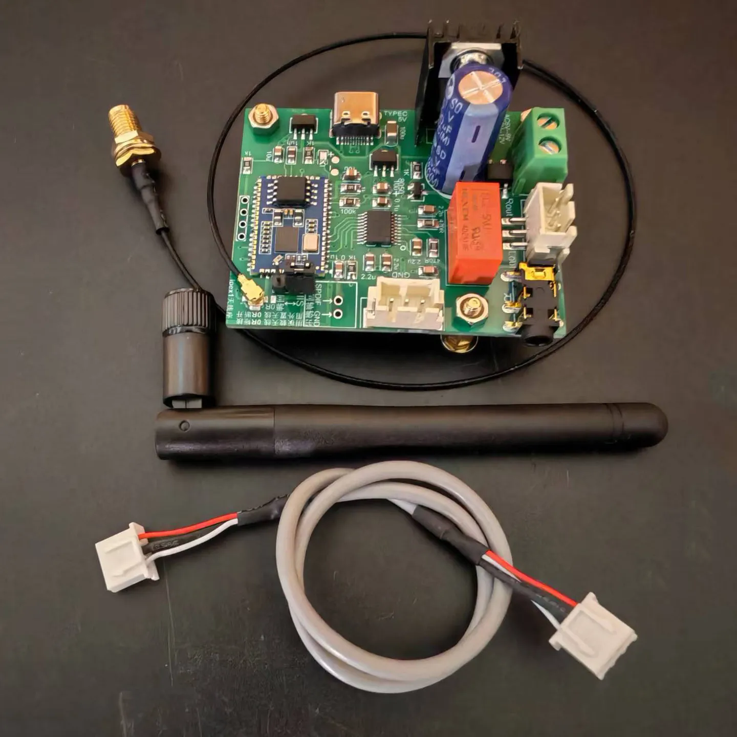 5.4 Version Lossless Bluetooth Receiver QCC3084, QCC5181 with DAC Bluetooth Decoding Board