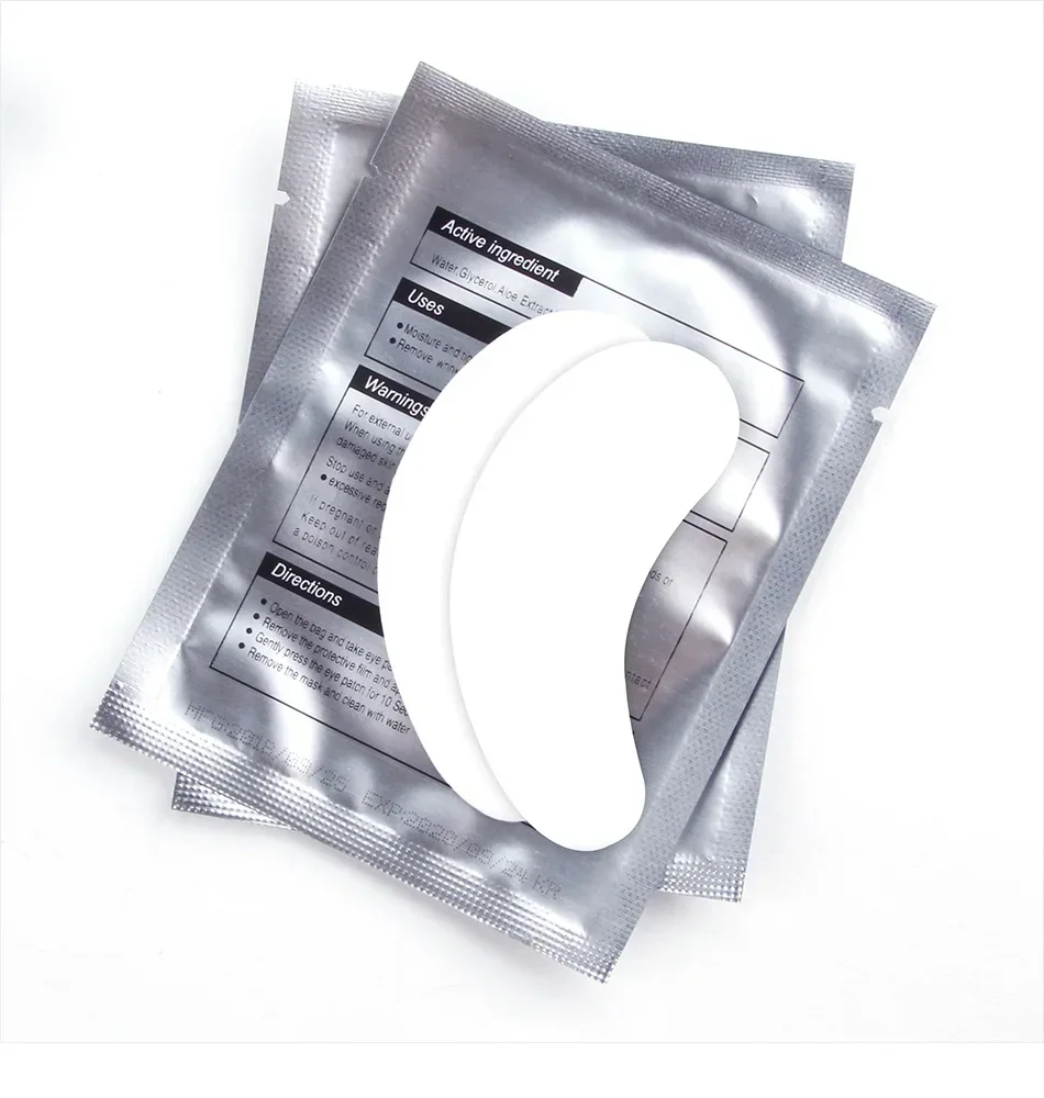 50/100 Paar Wimpern für Wimpernverlängerungen, Augenpads, Einweg-Patches unter den Wimpern, fusselfreie Aufkleber, Make-up-Wraps – Detail 8
