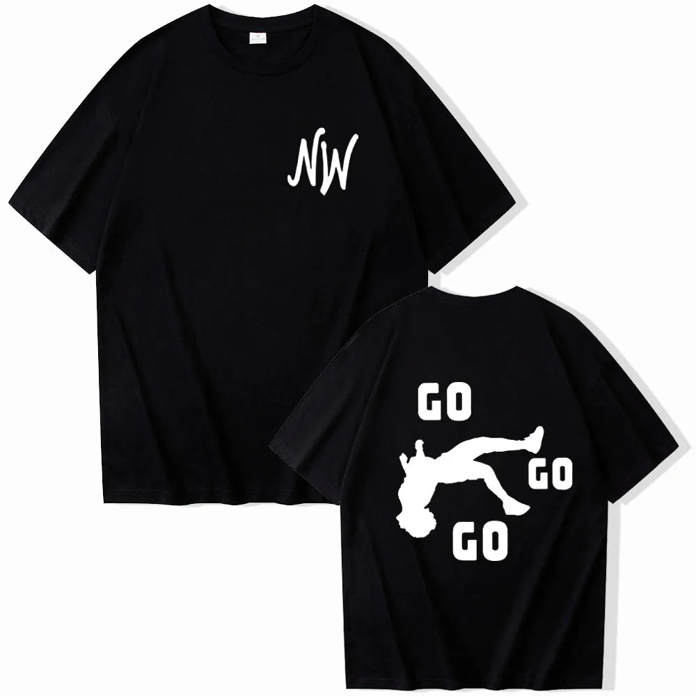 

Nidal Wonder Go Go Go Shirt Men Women T-Shirts Nidal Wonder Merch Harajuku Summer 2024 O-Neck Short Sleeve Unisex