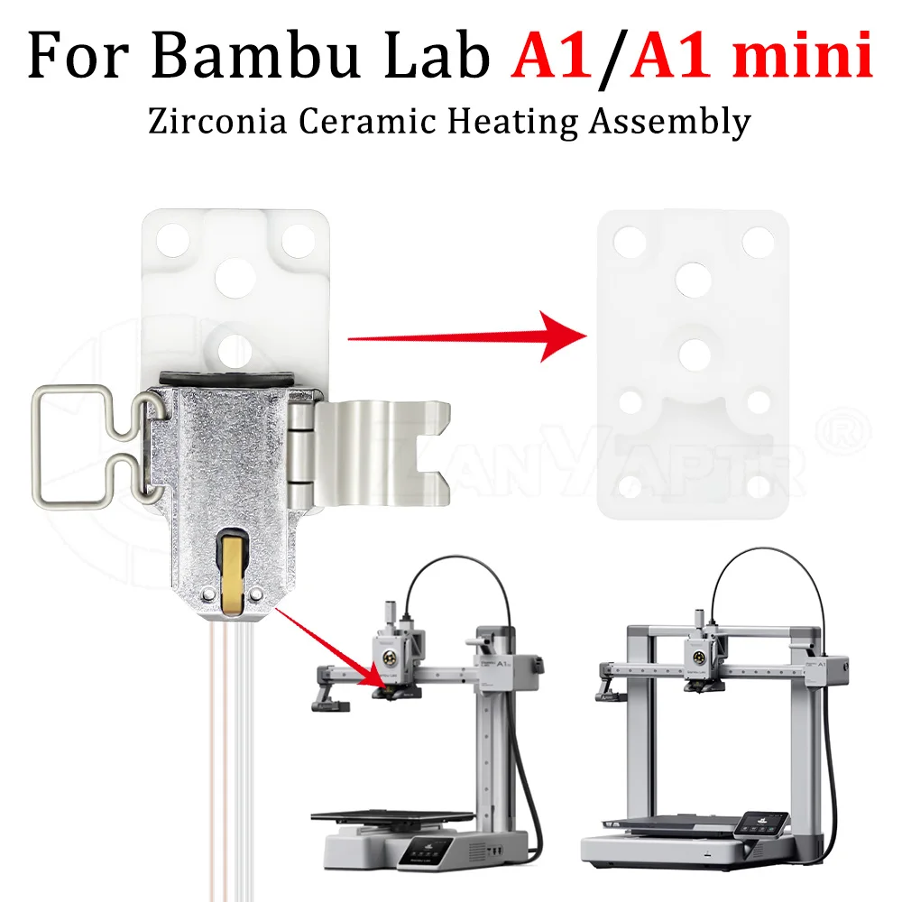 

For Bambu Lab A1/A1mini Replacement Hotend Heating Assembly High Efficiency 3D Printing Component for 3D Printer accessories