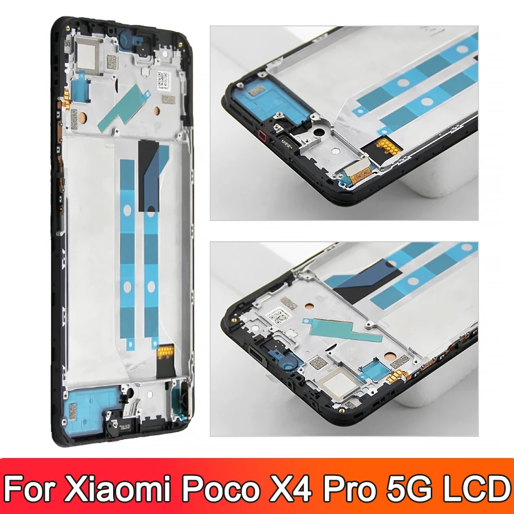 6,67 "проверено на Poco X4 Pro 5G Дисплей Lcd сенсорный экран цифровой с детализированной детализацией для Xiaomi Poco X4 Pro 5G