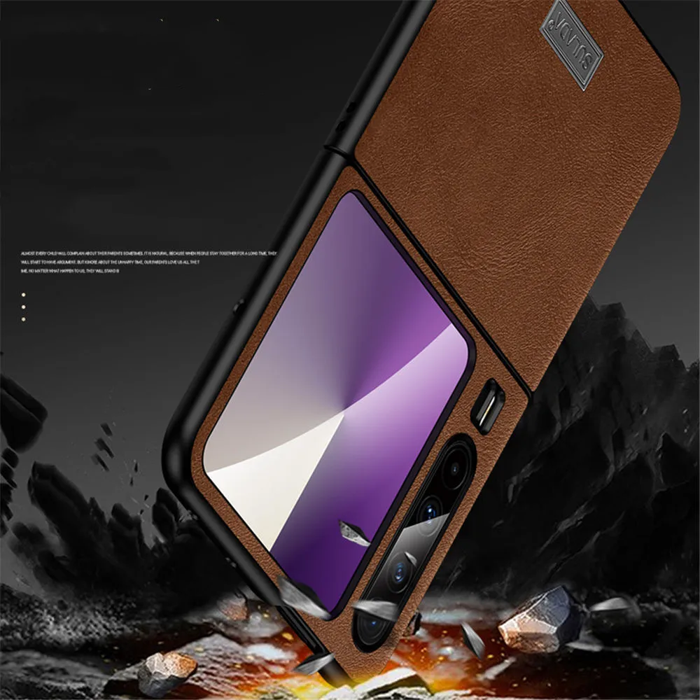 Wysokiej jakości etui Litchi ze skóry PU do biznesowej okładki Huawei Pura X