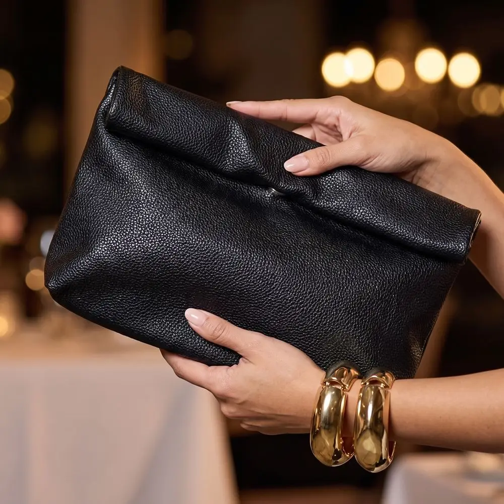 Portable Portable Women Clutches Zipper Large Capacity Banquet Bag Purse Women Wallet Clutch Bag Mobile Phone Bag