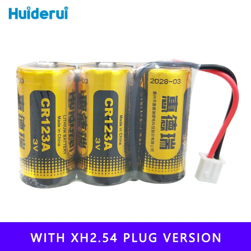 

Huiderui CR123A-3 for Global GPS Locator 3V Lithium Battery Pack