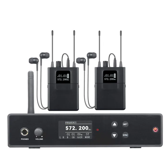 TKG XS400 stereo uhf professional church for band in-ear monitors wireless in ear monitor system for stage