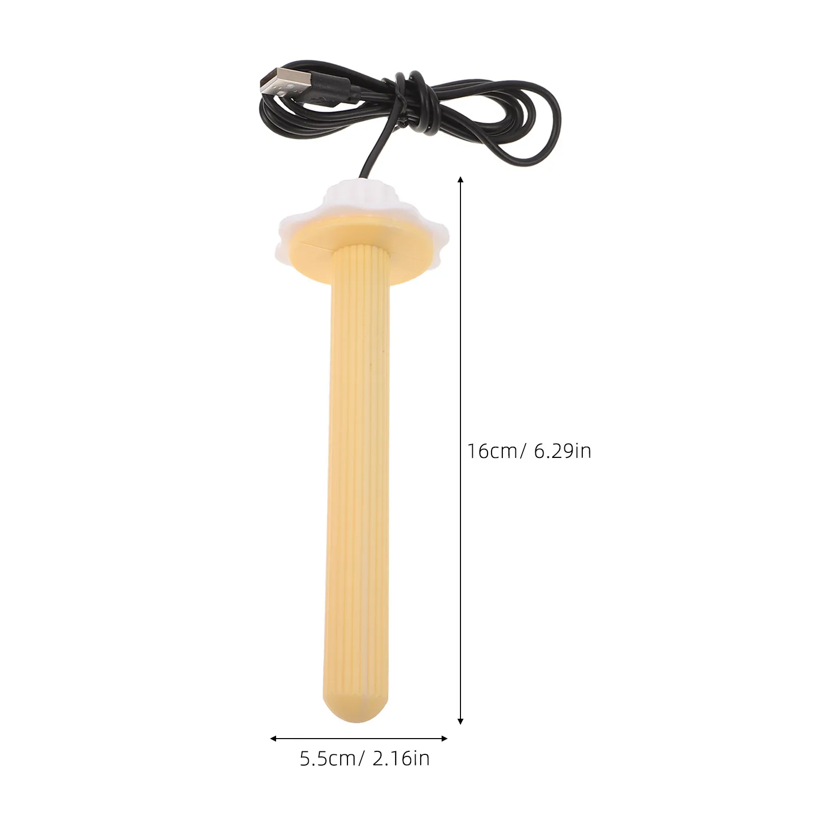 2Pcs USB Heated Parrot Cage Heat Perch Rod Bird Cage Warmer Accessories Platform Heating Pole Cockatiels Parakeets Bird Heater