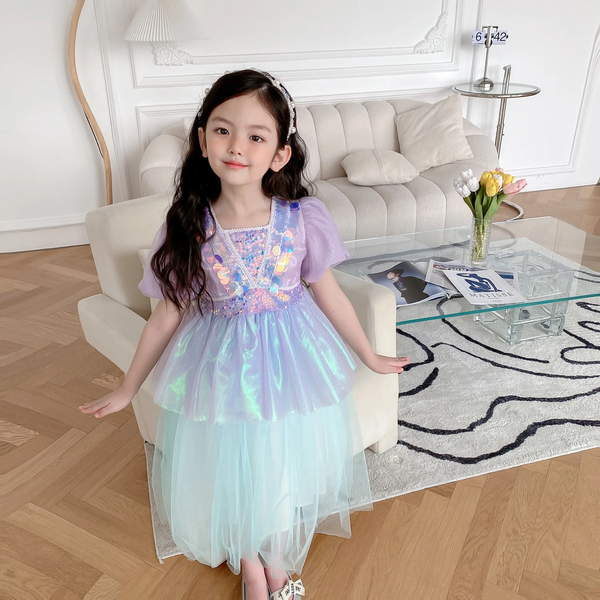 the same style as Mermaid Princess Cosplay Dreamy Mermaid dress Costume Halloween for Kid  Dreamy  mermaid