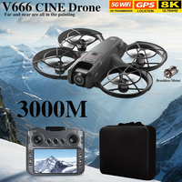 V666 Mini Rc Drone 8K HD 4ch 6-Axis Headless Mode Helicopter 360° Flip Remote Control Quadcopter Toys Mini Drone Fors Kid Gifts