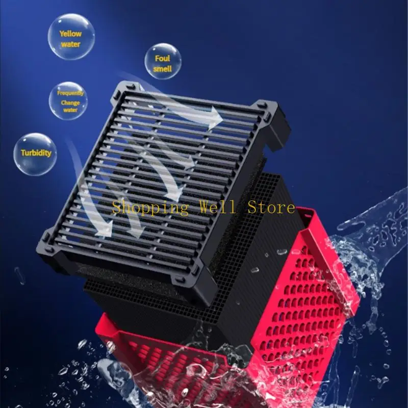 

KX4B Кубики угольного фильтра с увеличенным сроком службы для поддержания качества воды в аквариумах